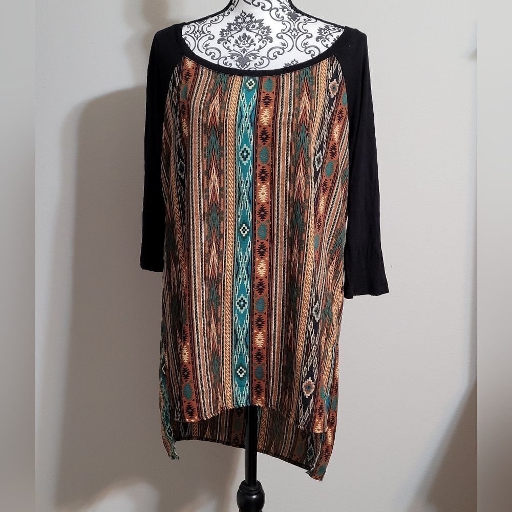 Brittany Black‎ western style top
